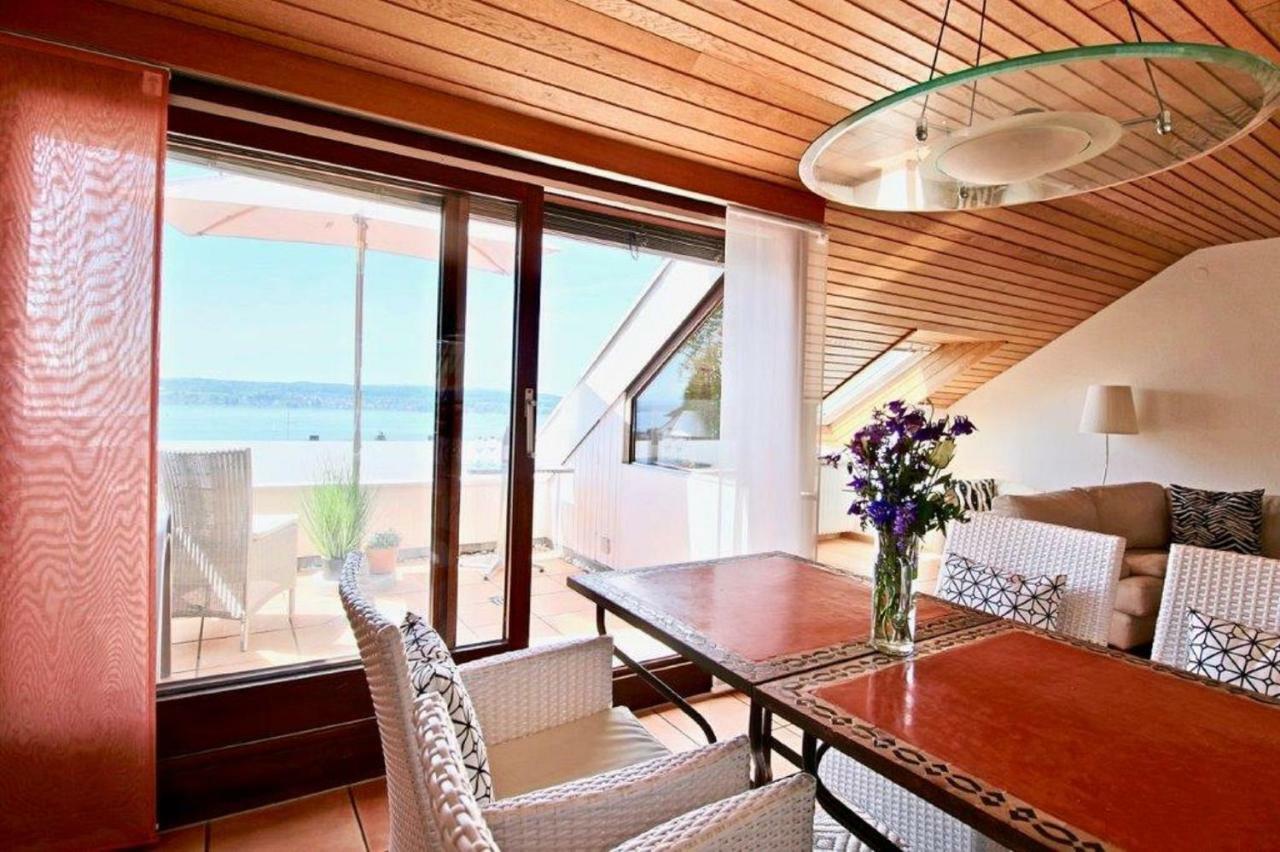 Ferienwohnung Mit Seeblick Und Dachterrasse In Ueberlingen 외부 사진